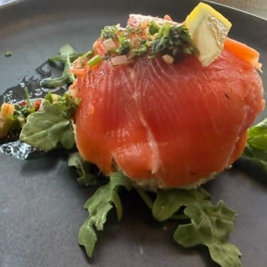 Salmon Toast.